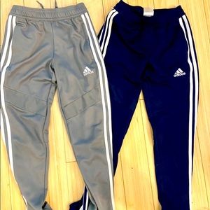 Two pairs of Adidas Track Pants size S (8-10)